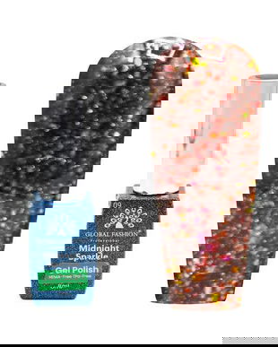 Ojă semipermanentă Midnight sparkle 8 ml, 09