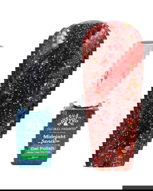 Ojă semipermanentă Midnight sparkle 8 ml, 03