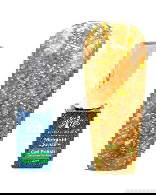 Ojă semipermanentă Midnight sparkle 8 ml, 01