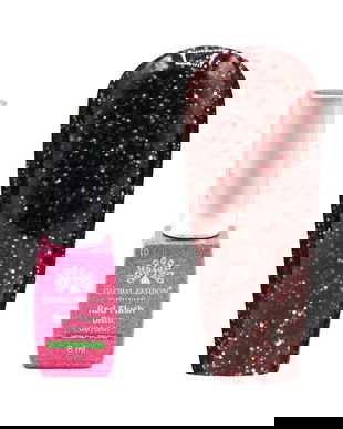 Ojă semipermanentă Red Flush Disco 8 ml, 10