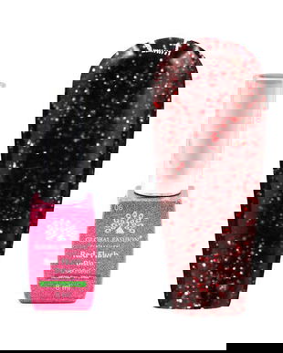 Ojă semipermanentă Red Flush Disco 8 ml, 06