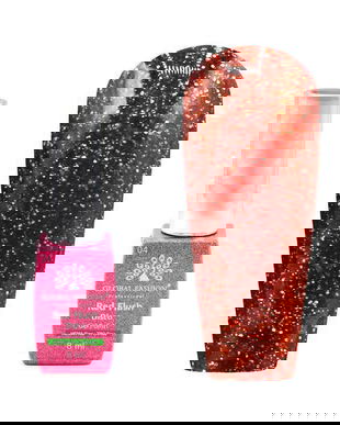 Ojă semipermanentă Red Flush Disco 8 ml, 04