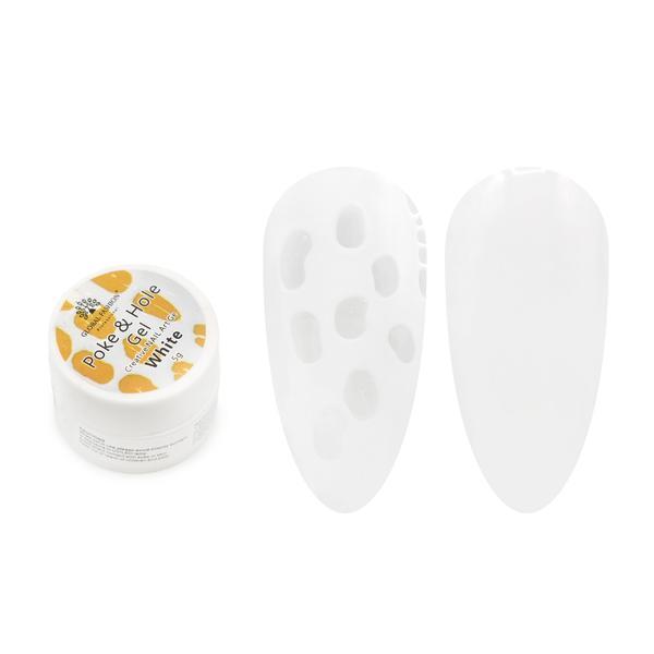Gel creativ Poke Hole  White pentru efect de dantelă, 5 g