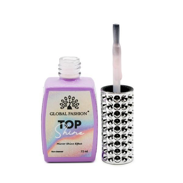 Top pentru unghii cu efect de oglinda Top Shine fără strat lipicios, 12 ml, 05