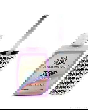 Top pentru unghii cu efect de oglinda Top Shine fără strat lipicios, 12 ml, 03