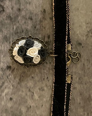 Choker gothic rose
