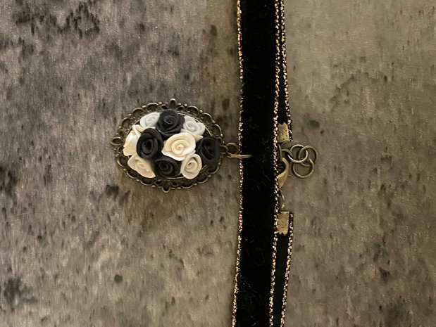 Choker gothic rose