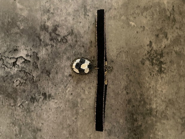 Choker gothic rose