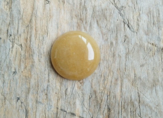 Cabochon aventurin galben, 25 mm
