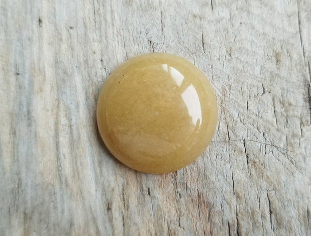 Cabochon aventurin galben, 25 mm