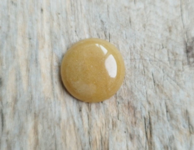 Cabochon aventurin galben, 25 mm