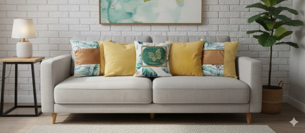 Set de 5 perne decorative