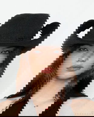 Ruslan Baginskiy pălărie din denim Ruslan Baginskiy Denim Cowboy Hat