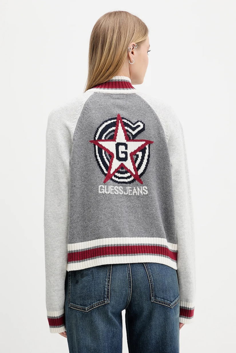 Guess Jeans cardigan din amestec de lână