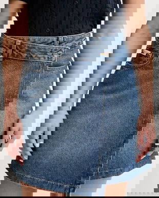 Calvin Klein Jeans fustă jeans