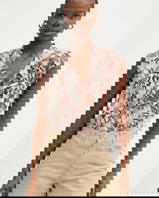 Marella bluză cu volane de damă cu vâscoză UGOLA