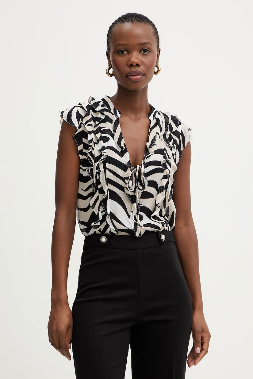 Marella bluză cu volane de damă cu vâscoză UGOLA