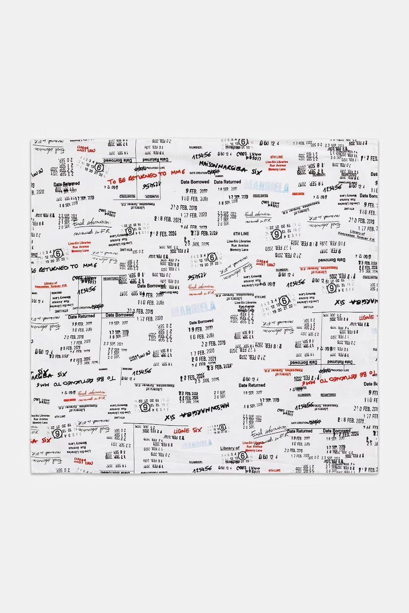 MM6 Maison Margiela eșarfă din bumbac