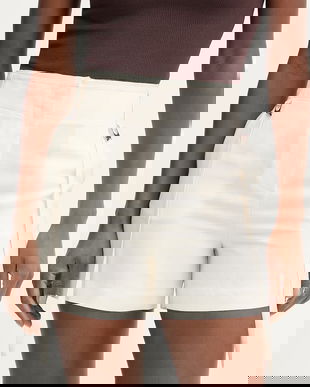 Patrizia Pepe Pantaloni scurți de femei cu amestec de in