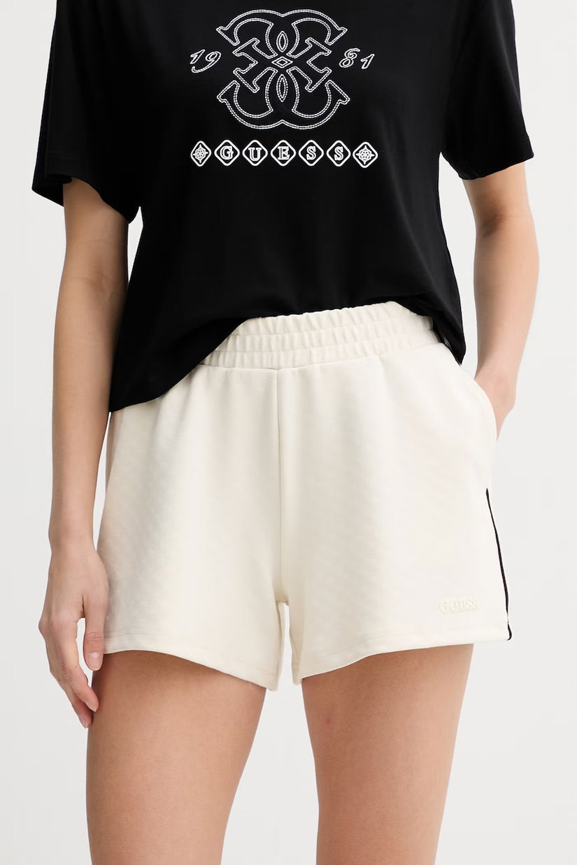 Guess pantaloni scurți de trening Femei CLARA