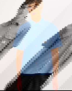 Guess Jeans Cămașă bărbătească bumbac