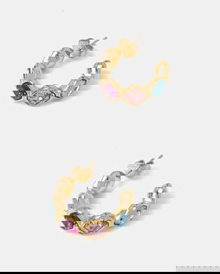 Guess cercei de damă din oțel inoxidabil cu cristal MAMOUNIA