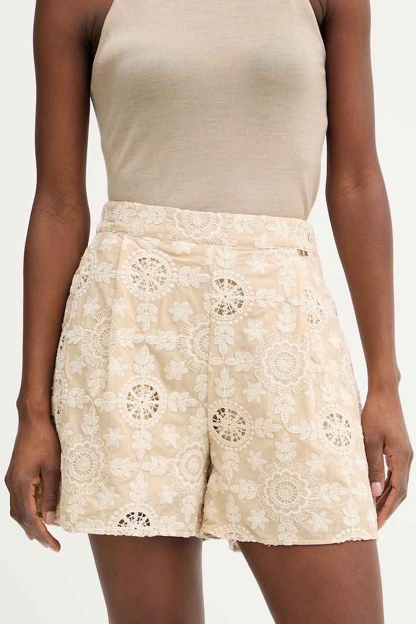 Fracomina Pantaloni scurți eleganți de damă din bumbac