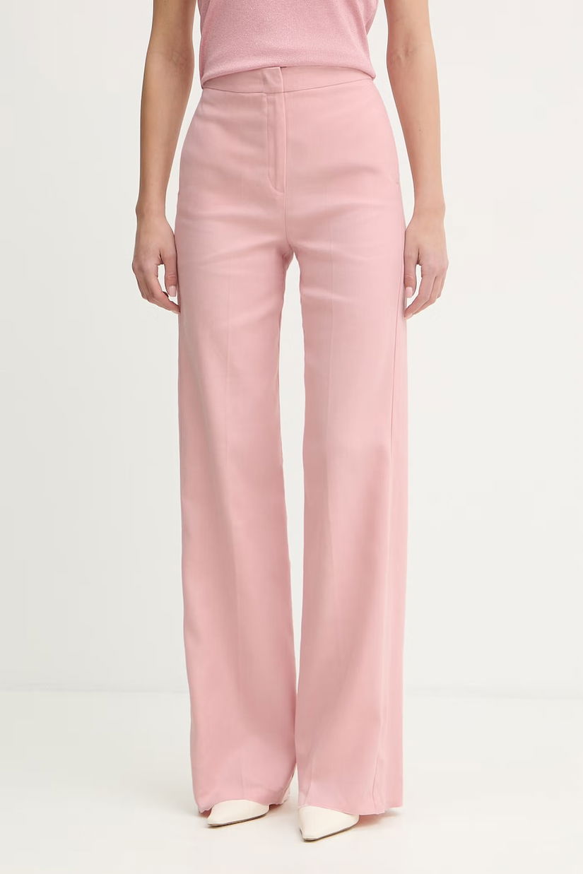 iBlues pantaloni drepți de damă din amestec de in CANALE