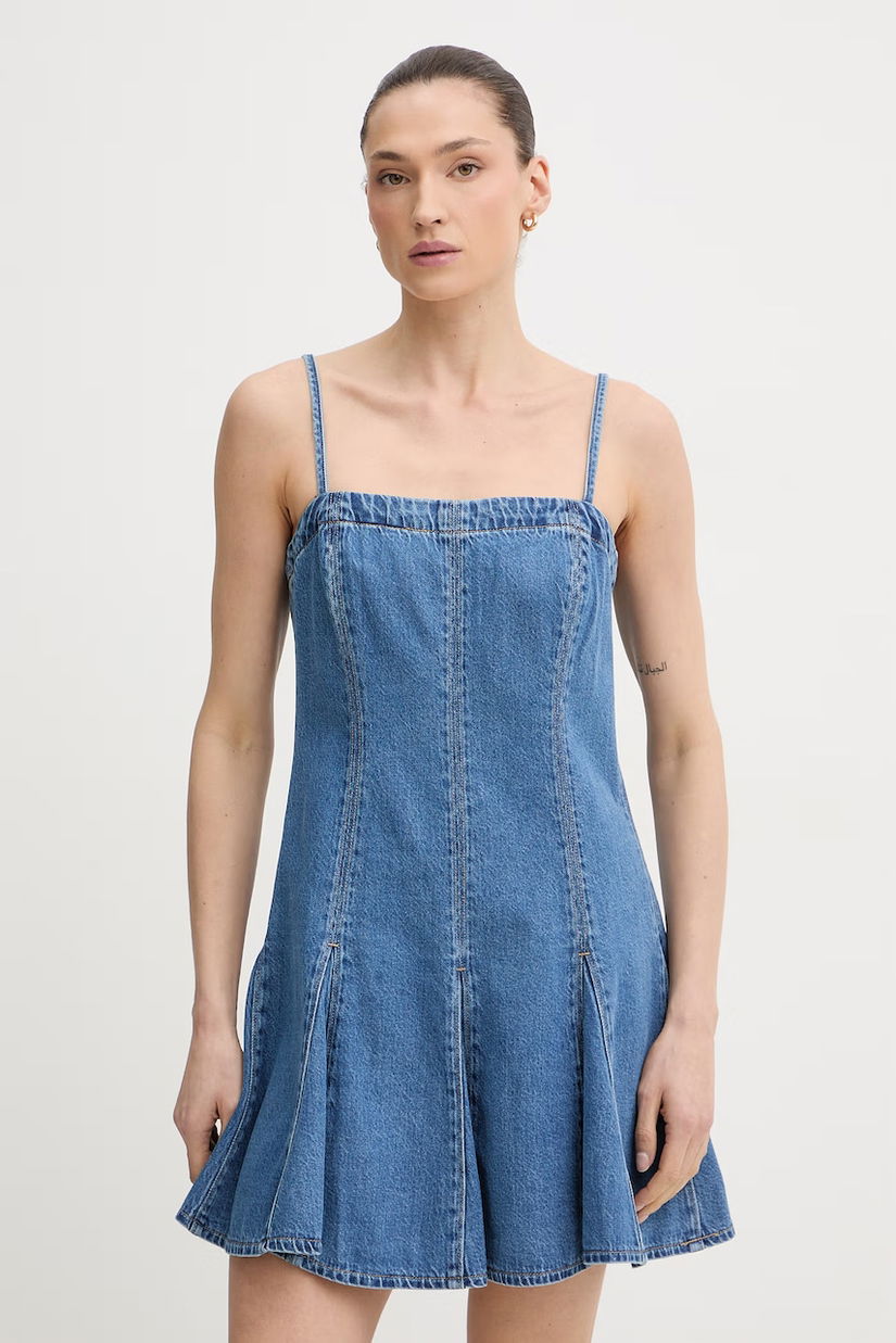 Levi's rochie de vară denim DENIM GODET
