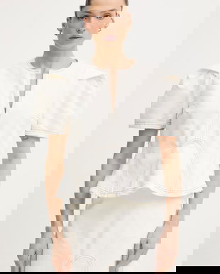 MUNTHE bluză de femei din bumbac BAYNOR