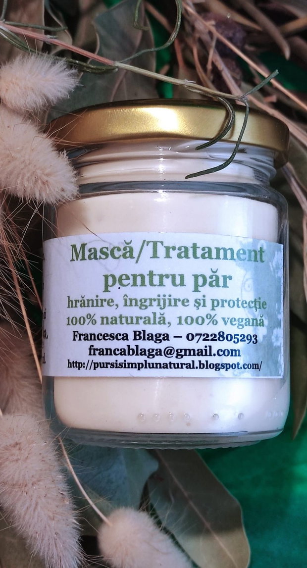 Masca/tratament pentru hrănirea părului