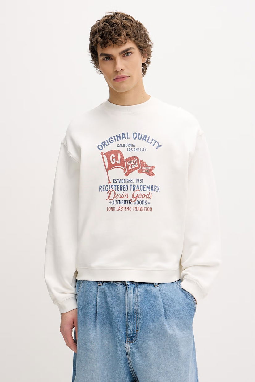 Guess Jeans hanorac bărbătesc de bumbac