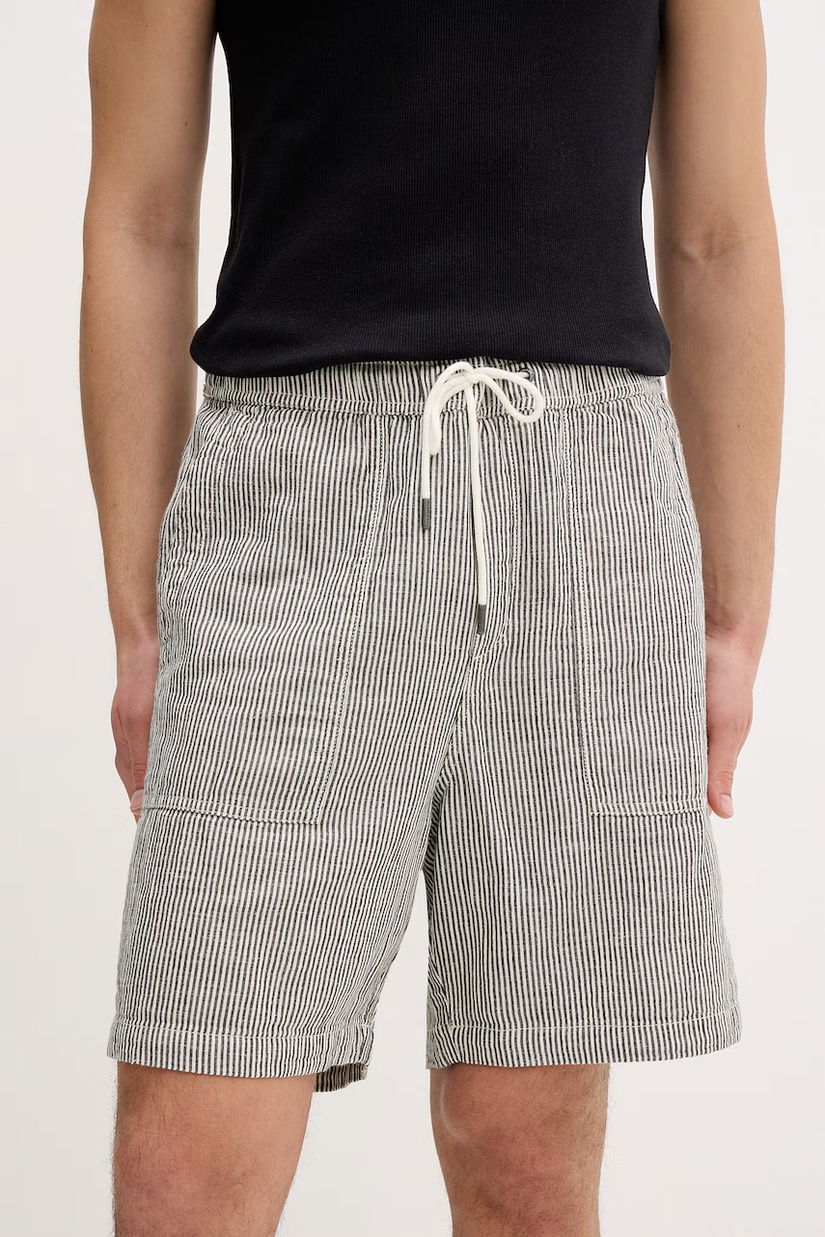 Guess Jeans pantaloni scurți bărbați cu adaos de in