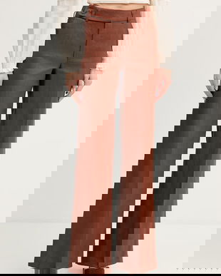 Silvian Heach pantaloni drepti de damă din PLIMPI