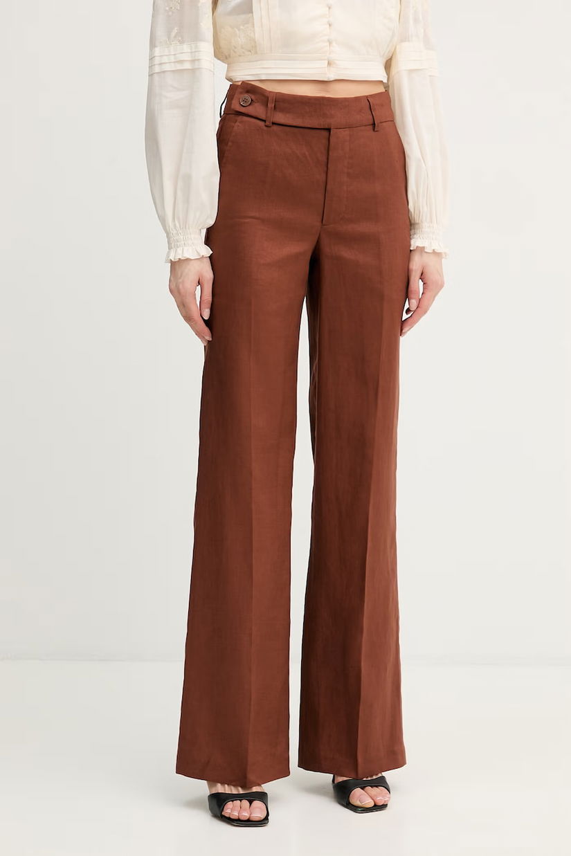 Silvian Heach pantaloni drepti de damă din PLIMPI