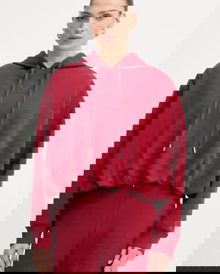 Trussardi hanorac cu glugă de femei din bumbac