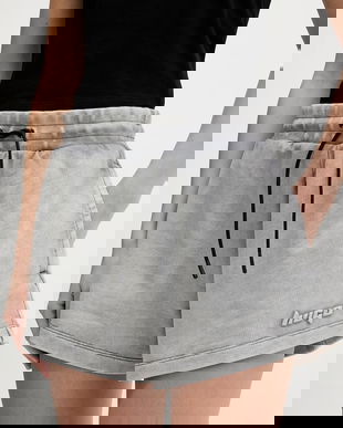 HUGO Blue pantaloni scurți de trening pentru femei din bumbac Norlina_B_1