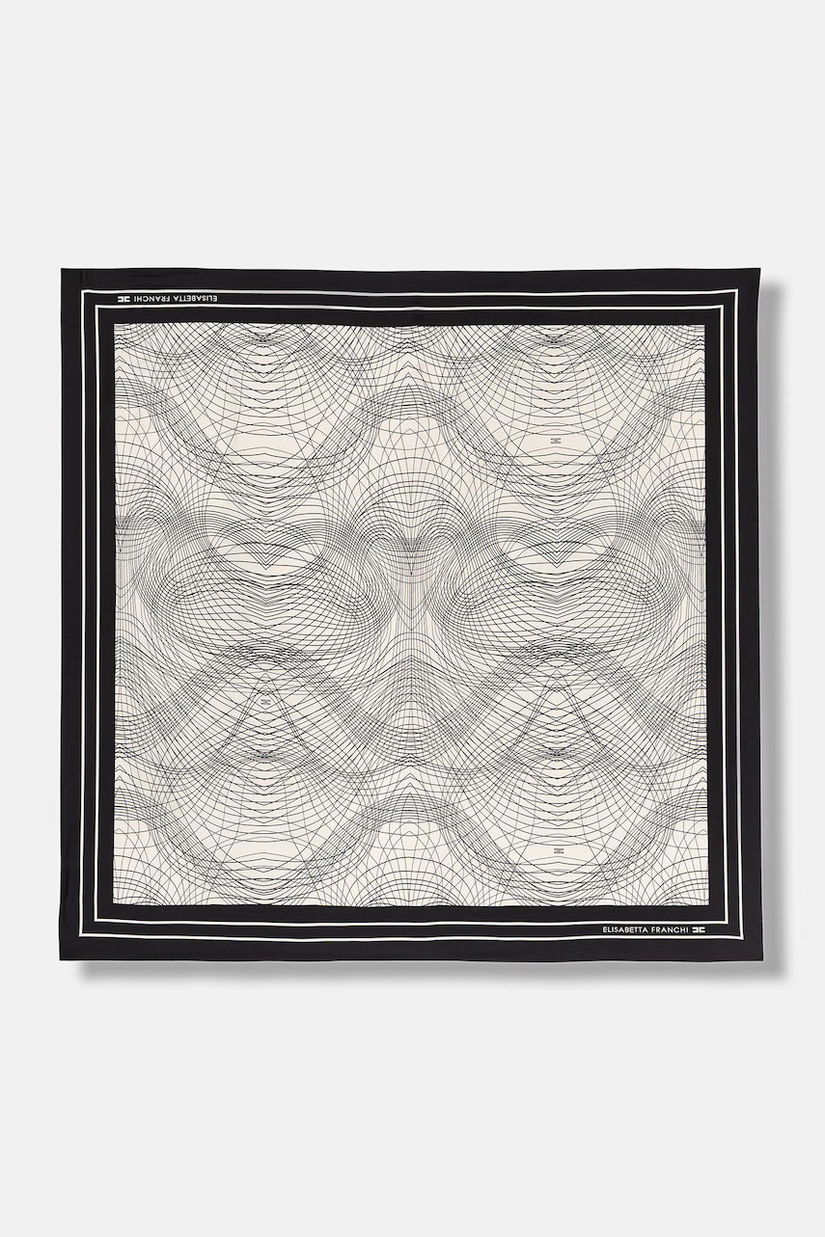 Elisabetta Franchi eșarfă de damă din mătase