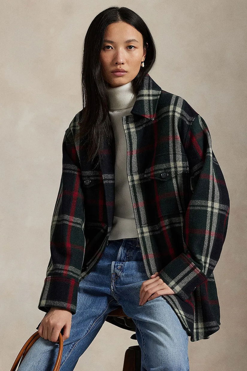 Polo Ralph Lauren cămașă din amestec de lână Woven Sport