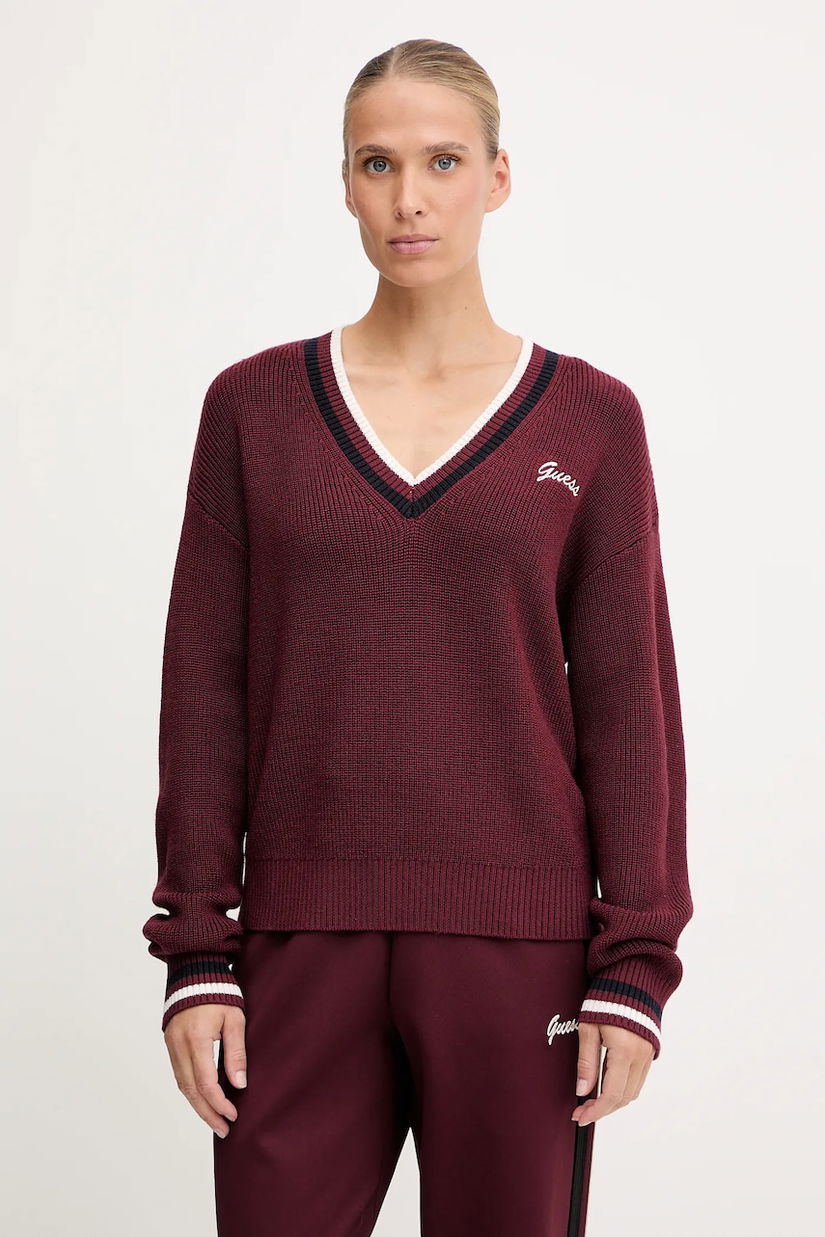 Guess pulover din amestec de lână SABINA