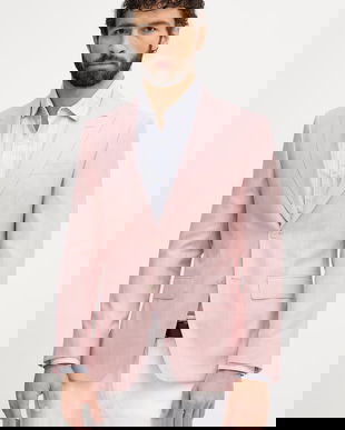 BOSS Sacou cu un singur rând de nasturi bărbătesc din lână