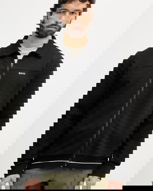 BOSS Green Hanorac cu fermoar bărbătesc