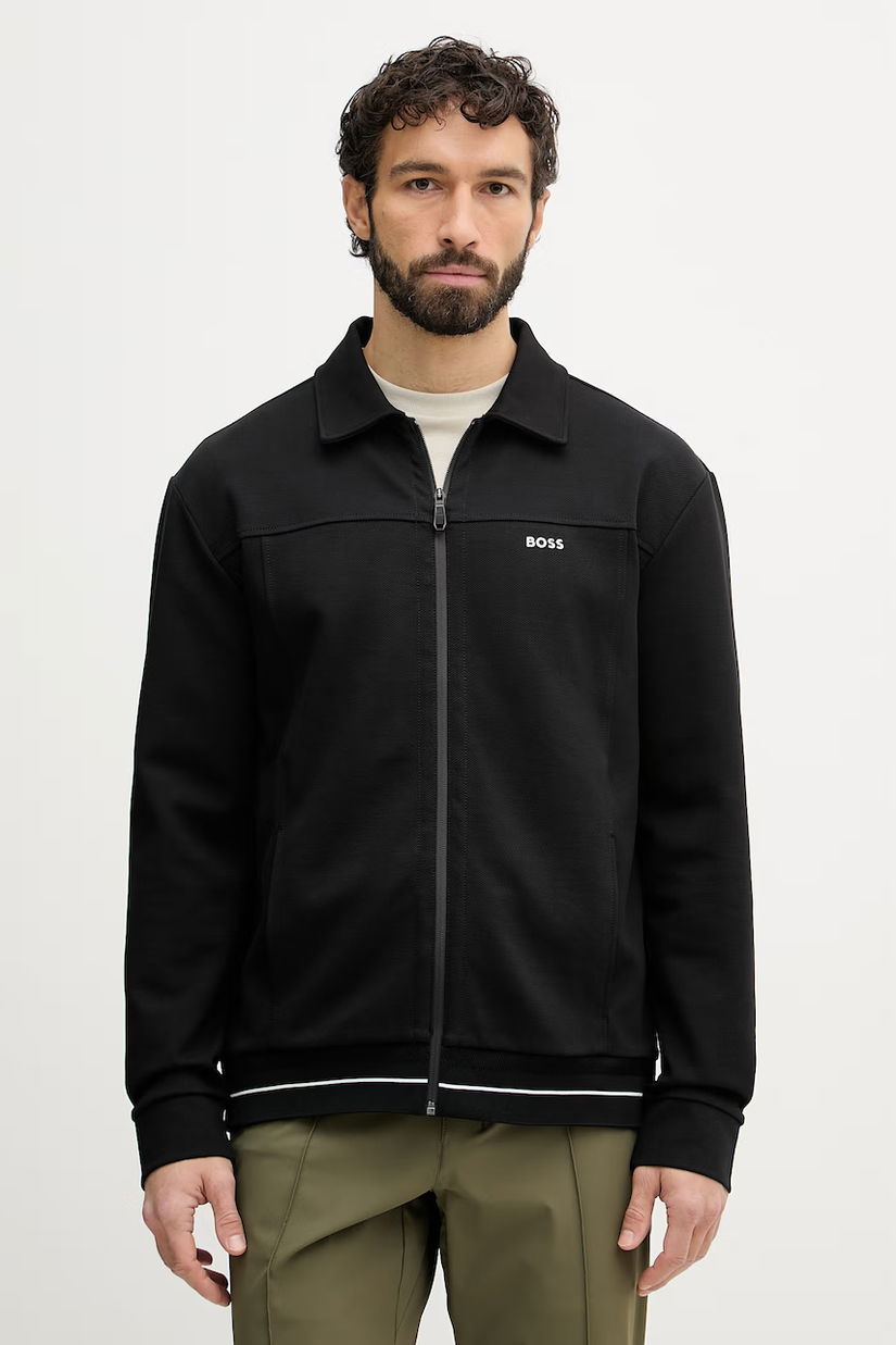 BOSS Green Hanorac cu fermoar bărbătesc