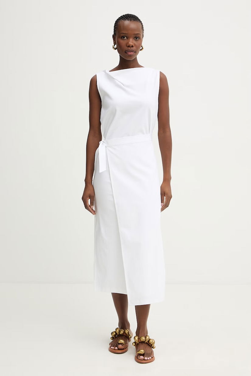 BOSS rochie de bumbac Emiaky