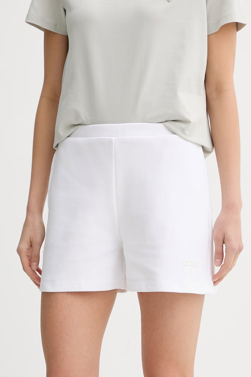 Guess pantaloni scurți de trening de femei din bumbac HABI