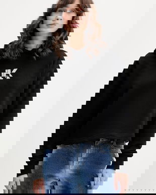 Karl Lagerfeld Jeans Hanorac cu glugă de damă din bumbac