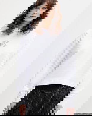 Karl Lagerfeld Jeans hanorac cu glugă de damă din bumbac