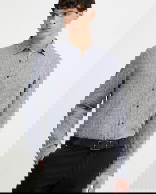 Michael Kors Cămașă bărbați din in