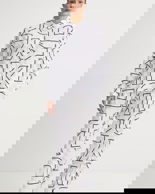 DKNY pijama din două piese de damă din bumbac