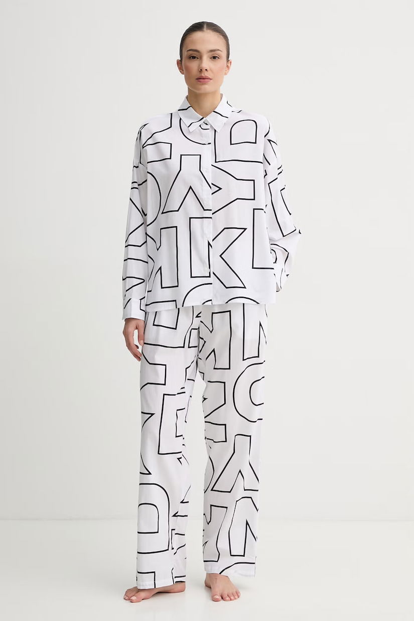 DKNY pijama din două piese de damă din bumbac
